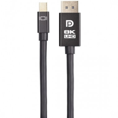 Кабель miniDisplayPort -DisplayPort  1,8м  4K*120HZ 8K*60HZ  Telecom TA683M-1.8M