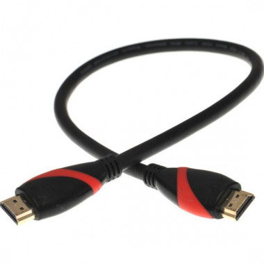 Шнур  VCOM HDMI -HDMI  ver2.0  0.5м  CG525-R-0.5