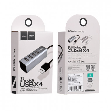 HUB USB Hoco HB1  4 порта  80см