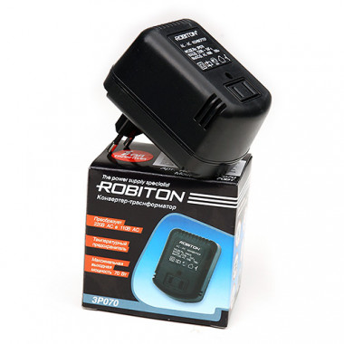 Трансформатор понижающий Robiton 3P070 (220V ->110V 70W)  07026