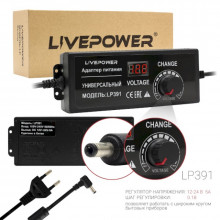 Адаптер сет. Live-Power 12V-24V  5A  (5,5*2,5)  LCD+регулировка LP391 S224