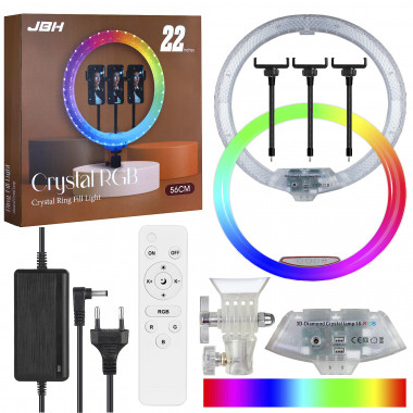 Подсветка Selfi  кольцо 56см на штативе 2м + RGB  RD-56  469659
