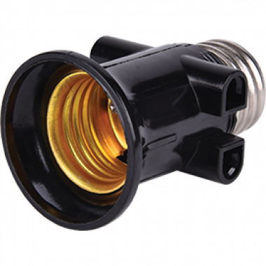 Патрон-Розетка (Жулик) (3A 250V) TDM  A7A27BEAY / A7A27WEAY