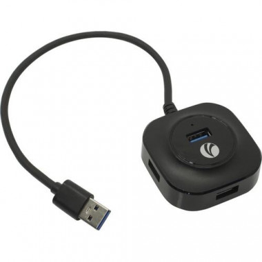 HUB USB3.0  VCOM DH307  4 USB3.0 + microUSB 0.3м