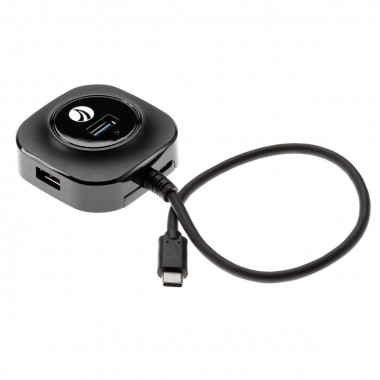 HUB Type-C  VCOM DH307C  4 USB3.0 + microUSB 0.3м
