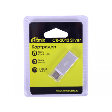 Card reader Ritmix CR-2042  все виды карт (кроме CF)