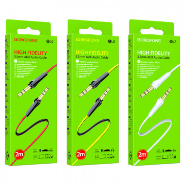 Кабель AUX  Borofone  1м  BL6