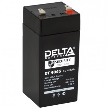 Аккумулятор свинц-кисл Delta  DT 4045  4V 4.5Ah