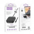 HUB Type-C  Hoco HB31  пластик  (4 USB2.0 выхода)  кабель Type-C 0,2м  чёрный 