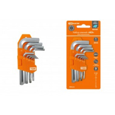 Шестигранники TDM короткие 1,5-10 "HEX"  SQ1020-0101