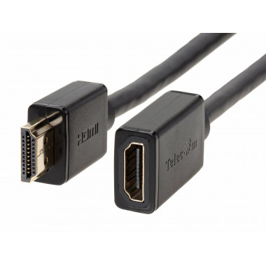Шнур удлинитель HDMI -гн.HDMI  ver2.0  2м  Telecom TCG-235MF-2M