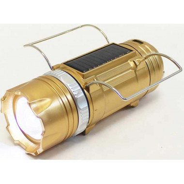 Фонарь кемп.  Раздвижной аккум.  1+8 Led  GSH-9688 