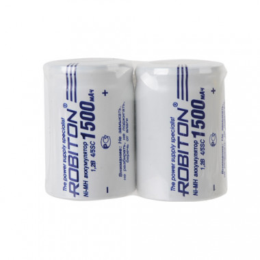Аккумулятор Robiton Ni-MH  1,2V 1500mAh  размер 4/5SC-2  1500MH4/5SC-2  SR2  13798