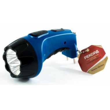 Фонарь акк. Рекорд PM-0104 Blue