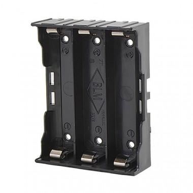 Батареечный отсек Robiton Bh3x18650/pins с выводами для пайки  14115