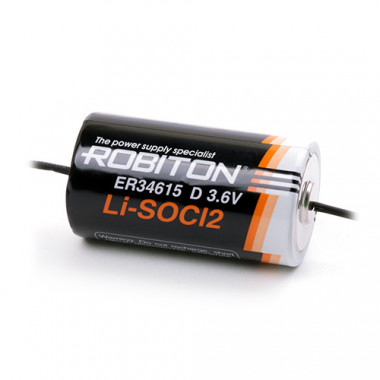 Эл-т питания Robiton 3.6V ER34615-AX D с каксиальными выводами PH1
