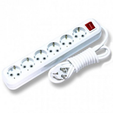 Удл. сет. Makel 6-ти местный 3м c выкл. MGP233