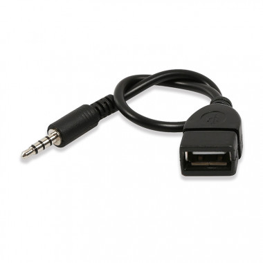 Шнур-переходник  шт.3,5ст. -гн.USB-A