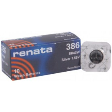 Эл-т питания RENATA 386 / 301 / SR43SW/ G12