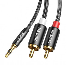 Шнур 3.5ст.-2RCA  2м  Ugreen 60241