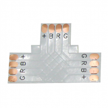 Соеденит. плата T для зажим. разъёма 4-х конт. SMD5050  Ecola