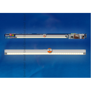 Uniel св-к св/д с датч.откр.двери 12V 4.5W 3000K алюм. L=595, серебро ULE-F02-4,5W/WW без блока 12V.