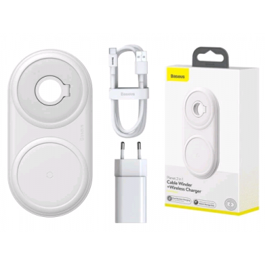 Беспроводная зарядная станция Baseus  Planet 2in1  + СЗУ   WXPL-B0