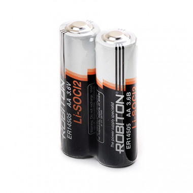 Эл-т питания Robiton 3.6V ER14505 (AA) без провода 2400mAh LiSOCl2 11614/12813 / 16855