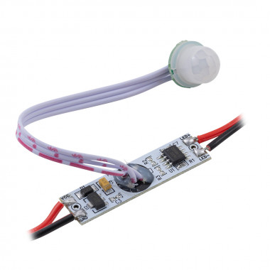 Выключатель с ИК датч движ на проводе в профиль 12V/24V  60W/120W  Apeyron 04-47
