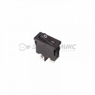Выкл клав 250V 6A (2c) On-Off чёрный Mini  Rexant 36-2050 