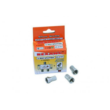 Делитель Rexant 2ТV "Silver" + 3F блистер  05-6101