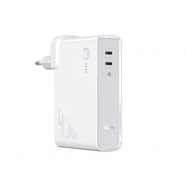Адаптер сет. Baseus Type-C-Type-C  QC 45W + Power Bank 10000mAh