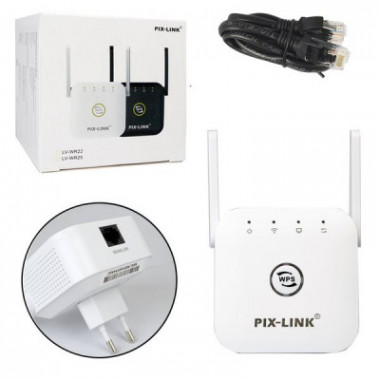 Усилитель Wi-Fi (Reapeater) LV-WR25  220V 300 Мбит/с 802.11B  A4122