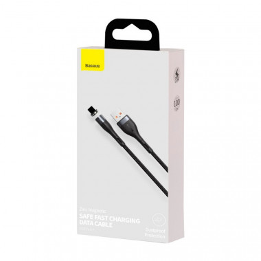 Data Cable iPhone Baseus 1м  Zinc Magnetig 2.4A  РАСПРОДАЖА