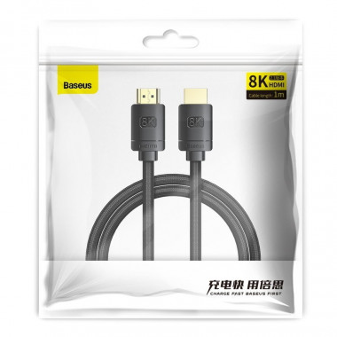 Шнур  Baseus HDMI-HDMI  High Definition  8K  CAKGQ-K01  2м  ver2.1
