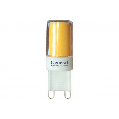 Лампа св/д General G9  7W (450lm) 4500K COB пластик  661649