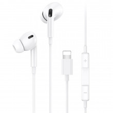 Гарнитура Lighting орг  Earpods вакуумные  с лого A1748