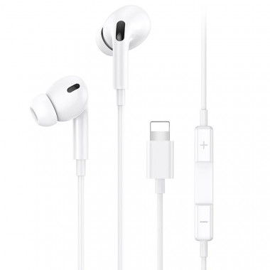 Гарнитура Lighting орг  Earpods вакуумные  с лого A1748