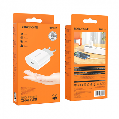 Адаптер сет. Borofone BA61A  Type-C  10.5W USB-C 