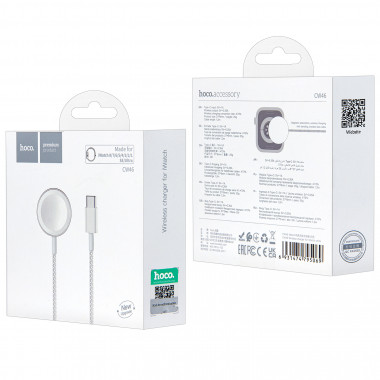 Беспроводная зарядная станция Hoco CW46  iWatch 1-7(Type-C) 1м  