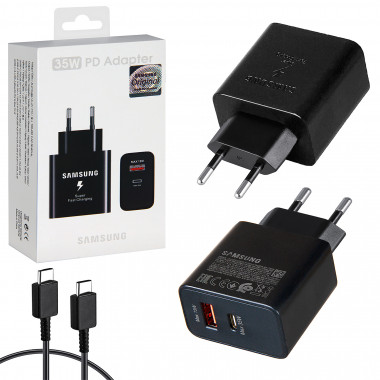 Адаптер сет. Type-C+USB Samsung S22-5G  35W  794515