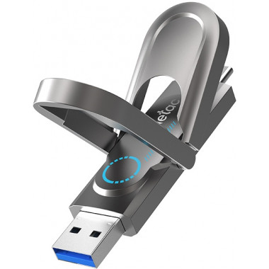 Netac USB 3.2  512Gb  US9 Solid State  (USB 3.0/3.2 + Type C)  металл