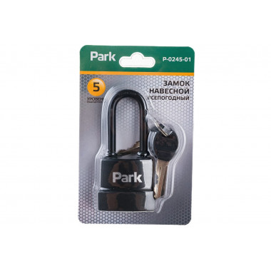 Замок навесной Park P-0245-01 всепогодный  Длинная душка  288115