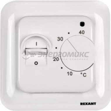 Термостат Rexant (терморег.) мех. СУ 16А 1датч. t: вынос.3м (+5..+40°C) БЕЛЫЙ 51-0531