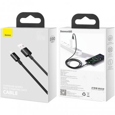 Data Cable Type-C Baseus 1м  Superior Series Fast Charging 6A 66W  CATYS-0