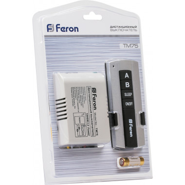 ПДУ Световыми приборами Feron 230V 1000W 2-х канальный 30м с пультом  TM75