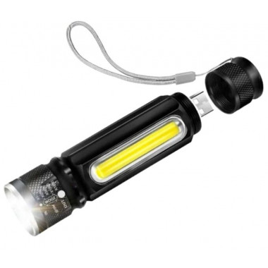 Фонарь акк. H-508 от USB + Cob + магнит