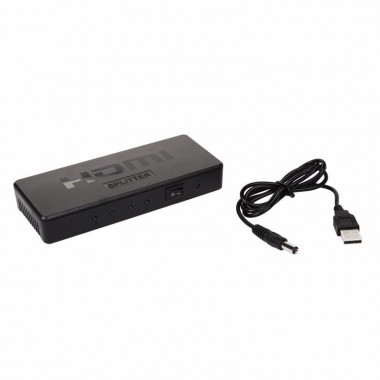 HDMI Splitter  Делитель 1х4  Rexant  17-6952  пластик