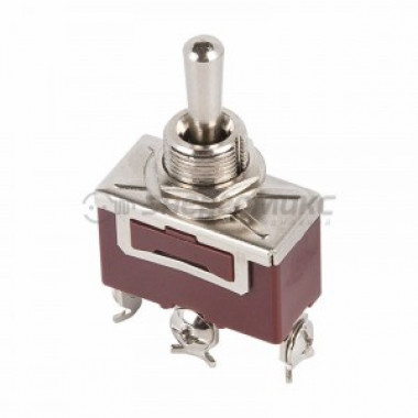 Тумблер 250V 6А (3c) (ON)-OFF-(ON) однополюсной (KN-123) Rexant 36-4152