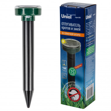 Отпугиватель Кротов и змей h=255мм ip44  Uniel UDR-S20
